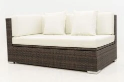 OUTFLEXX 2-Sitzer Ecksofa, Braun Marmoriert, Polyrattan, 145 X 85 X 70 Cm, Wasserfeste Kissenbox, Armlehne Re. -Kettler Verkaufsgeschäft 10 15734 4 BOX.jpg