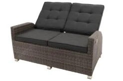 Ploß Rocking Comfort Dining / Lounge 2-Sitzer Sofa, Grau/braun-meliert, Polyrattan, 148x85x112 Cm, Verstellbar -Kettler Verkaufsgeschäft 10 18206.jpg