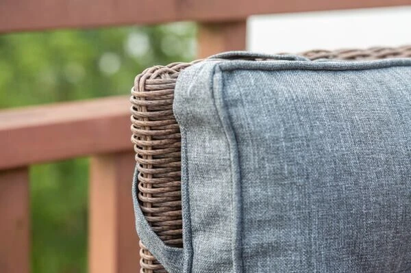 OUTFLEXX 2er Set Dining Sessel, Hellbraun, Polyrattan, 55 X 65 X 112 Cm, Rücken Stufenlos Verstellbar 11 OUTFLEXX 2er Set Dining Sessel, Hellbraun, Polyrattan, 55 X 65 X 112 Cm, Rücken Stufenlos Verstellbar – Bild 11