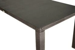 Ploß Rocking Dining Tisch, Grau/braun-meliert, Polyrattan, 170 X 90 Cm, Glasplatte In Steinoptik -Kettler Verkaufsgeschäft 12 20157.jpg