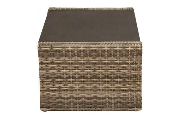 Ploß Rabida Couchtisch, Champagner-meliert, Polyrattan, 97x60x44 Cm, Glasplatte In Steinoptik 13 Ploß Rabida Couchtisch, Champagner-meliert, Polyrattan, 97x60x44 Cm, Glasplatte In Steinoptik – Bild 13