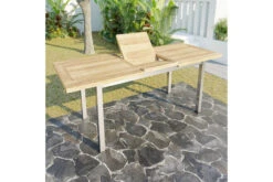 OUTFLEXX Ausziehtisch, Edelstahl/recyceltes FSC®-Teak, 200/260x100cm, Rustikal Gebürstet -Kettler Verkaufsgeschäft 18318 3.jpg