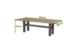 HARTMAN Yasmani Esstisch, Xerix/vintage Brown, Alu/Teak, 240x100cm 7 HARTMAN Yasmani Esstisch, Xerix/vintage Brown, Alu/Teak, 240x100cm -Kettler Verkaufsgeschäft 18681 4.jpg