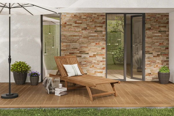 OUTFLEXX Sonnenliege, Natur, FSC-Akazienholz, 197 X 71,5 X 35 Cm, Mit Rollen 1 OUTFLEXX Sonnenliege, Natur, FSC-Akazienholz, 197 X 71,5 X 35 Cm, Mit Rollen