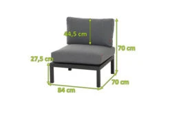 SIENA GARDEN Alvida Mittelmodul, Anthrazit/grau, Aluminium/Ranotex, Inkl. Polster -Kettler Verkaufsgeschäft 19602 5.jpg