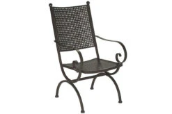 MBM Sessel Romeo Elegance, Marone, Schmiedeeisen Verzinkt, Pulverbeschichtet