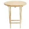 Klapptisch Lexington Aus ECO-Teakholz Von Ploß, Ø 70x75 Cm