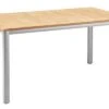 KETTLER GranadaTisch, Silber, Alu/FSC-Teak, 160x95 Cm, 0301221-0100