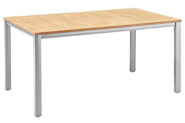 KETTLER GranadaTisch, Silber, Alu/FSC-Teak, 160x95 Cm, 0301221-0100 1 KETTLER GranadaTisch, Silber, Alu/FSC-Teak, 160x95 Cm, 0301221-0100