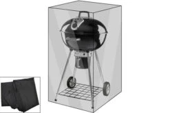 OUTFLEXX Premium Abdeckhaube Für Grills, Z.B. CharBroil/ Napoleon Usw., Schwarz, Wasserbeständig, Ø67 X 132 Cm