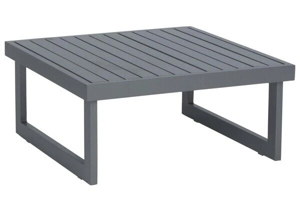 STERN Holly Beistelltisch/Hocker, Graphit, Aluminium, 72x72cm, Quadratisch 1 STERN Holly Beistelltisch/Hocker, Graphit, Aluminium, 72x72cm, Quadratisch