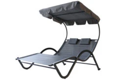 OUTFLEXX Doppelliege, Anthrazit, Polyester/Stahl Pulverbeschichtet, 205x138x34cm, Inkl. Nackenkissen, Rollbar -Kettler Verkaufsgeschäft 1 16102.jpg