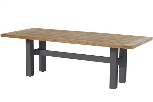 HARTMAN Yasmani Esstisch, Xerix/vintage Brown, Alu/Teak, 240x100cm 1 HARTMAN Yasmani Esstisch, Xerix/vintage Brown, Alu/Teak, 240x100cm