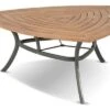 HARTMAN Triangular Esstisch, Xerix, Alu/FSC-Teak, 170x170x170cm