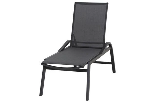 SIENA GARDEN Milos Stapelliege, Aluminium/Ranotex, 194x64 Cm 1 SIENA GARDEN Milos Stapelliege, Aluminium/Ranotex, 194x64 Cm