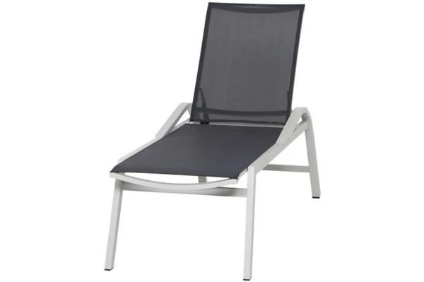 SIENA GARDEN Milos Stapelliege, Aluminium/Ranotex, 194 X 64 X 48 Cm 1 SIENA GARDEN Milos Stapelliege, Aluminium/Ranotex, 194 X 64 X 48 Cm