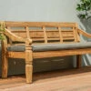 OUTFLEXX Bank, Natur, Recycled FSC®-Teak, 180x70x85cm, Aufwändig Gestaltet, Mit Armlehnen