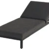 HARTMAN Eva Loungeliege, Sooty, Sunbrella, 195 X 70 X 31 Cm, Rückenlehne Verstellbar