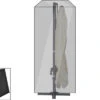 OUTFLEXX Premium Abdeckhaube Größe M Für Sonnenschirme Bis Ø350cm, Schwarz, Wasserbeständig, Ø61x272cm