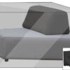 OUTFLEXX Premium Abdeckhaube Für Lounge-Element, Z.B. Maui Lounge, 117x104x65cm, Wasserbeständig, Schwarz