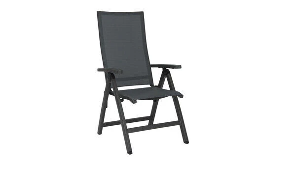 STERN New Top Klappsessel, Anthrazit/karbon, Aluminium/Textilen, 75x60x113 Cm, Rückenlehne Verstellbar, Klappbar 1 STERN New Top Klappsessel, Anthrazit/karbon, Aluminium/Textilen, 75x60x113 Cm, Rückenlehne Verstellbar, Klappbar