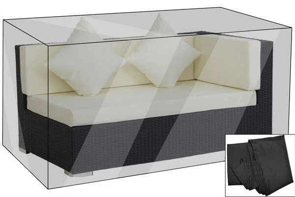 OUTFLEXX Premium Abdeckhaube Passend Z.B. Für TheBox 2er-Ecksofa Arml. Li., Schwarz, 147x87x68cm, Wasserbeständig 1 OUTFLEXX Premium Abdeckhaube Passend Z.B. Für TheBox 2er-Ecksofa Arml. Li., Schwarz, 147x87x68cm, Wasserbeständig