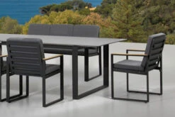 OUTFLEXX Alexander Stuhl, Mattgrau, Alu/Teak, 58x55x81cm, MitArmlehnen, Inkl. Polster -Kettler Verkaufsgeschäft 20119 03.jpg