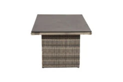 Ploß Rabida Lounge-Tisch, Champagner-meliert, Polyrattan, 140x85cm, Glasplatte In Steinoptik -Kettler Verkaufsgeschäft 21637 6.jpg