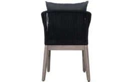 Ploß Arendal Diningsessel, Schwarz/grau, Rope/FSC-Akazie, 58,5x61,5x87cm, Inkl. Polster -Kettler Verkaufsgeschäft 21640 10.jpg