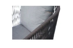 Ploß Arendal Diningsessel, Schwarz/grau, Rope/FSC-Akazie, 58,5x61,5x87cm, Inkl. Polster -Kettler Verkaufsgeschäft 21640 7.jpg