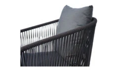 Ploß Arendal Diningsessel, Schwarz/grau, Rope/FSC-Akazie, 58,5x61,5x87cm, Inkl. Polster -Kettler Verkaufsgeschäft 21640 8.jpg