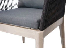 Ploß Arendal Diningsessel, Schwarz/grau, Rope/FSC-Akazie, 58,5x61,5x87cm, Inkl. Polster -Kettler Verkaufsgeschäft 21640 9.jpg