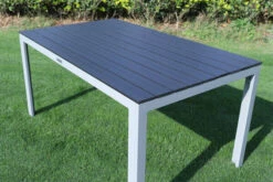 VILLANA Esstisch, Silber/schwarz, Alu/Holzimitat, 150x90cm, Rechteckig 8 VILLANA Esstisch, Silber/schwarz, Alu/Holzimitat, 150x90cm, Rechteckig -Kettler Verkaufsgeschäft 21644 4.jpg