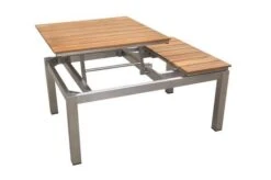 OUTFLEXX Multifunktionstisch, Natur, FSC-Teak / Edelstahl, 100/118x70/90x45/60cm, Platten Mehrfach Verstellbar -Kettler Verkaufsgeschäft 21656 16.JPG