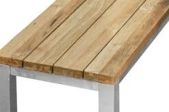 OUTFLEXX Classic Bank, Silber/natur, Edelstahl/recycled FSC-Teak, 200 X 40 X 45 Cm 9 OUTFLEXX Classic Bank, Silber/natur, Edelstahl/recycled FSC-Teak, 200 X 40 X 45 Cm -Kettler Verkaufsgeschäft 21707 7.jpg