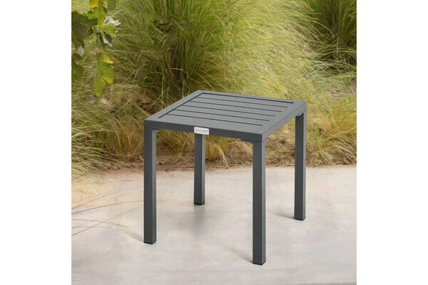 OUTFLEXX Beistelltisch, Anthrazit Matt, Aluminium, 40x40cm 1 OUTFLEXX Beistelltisch, Anthrazit Matt, Aluminium, 40x40cm