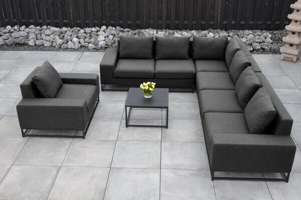 OUTFLEXX June Sessel, Schwarz/sooty, Alu/Sunbrella, 115 X 89 X 72 Cm 7 OUTFLEXX June Sessel, Schwarz/sooty, Alu/Sunbrella, 115 X 89 X 72 Cm – Bild 7