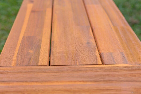 OUTFLEXX Bank, Natur/schwarz, Akazie, 160 X 36,5 X 45 Cm 8 OUTFLEXX Bank, Natur/schwarz, Akazie, 160 X 36,5 X 45 Cm – Bild 8