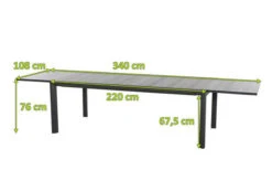 SIENA GARDEN Kingston Ausziehtisch, Matt Graphit/woodlook, Alu/Keramik/Glas, 220/340x108 Cm -Kettler Verkaufsgeschäft 21992 5.jpg