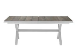 SIENA GARDEN Sincro Ausziehtisch, Matt Weiß-grau/washed Grey, Alu/Keramik, 200/260x100 Cm, Synchroner Auszugsmechanismus -Kettler Verkaufsgeschäft 21998 9.jpg