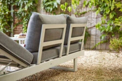 SIENA GARDEN Avenia Dining-Bank/Liege, Matt Weiß-grau/stone Grey, Aluminium, 73x195x70 Cm, Inkl. Sitz-und Rückenkissen -Kettler Verkaufsgeschäft 21999 10.jpg