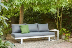 SIENA GARDEN Avenia Dining-Bank/Liege, Matt Weiß-grau/stone Grey, Aluminium, 73x195x70 Cm, Inkl. Sitz-und Rückenkissen -Kettler Verkaufsgeschäft 21999 11.jpg