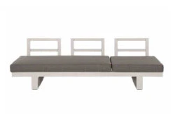 SIENA GARDEN Avenia Dining-Bank/Liege, Matt Weiß-grau/stone Grey, Aluminium, 73x195x70 Cm, Inkl. Sitz-und Rückenkissen -Kettler Verkaufsgeschäft 21999 8.jpg