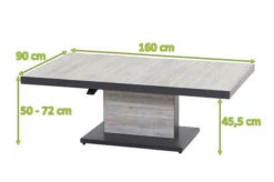 SIENA GARDEN Bellani Lifttisch, Matt Anthrazit/pine Grey, Alu/Keramik, 160x90x50-72 Cm, Stufenlos Verstellbar -Kettler Verkaufsgeschäft 22004 5.jpg