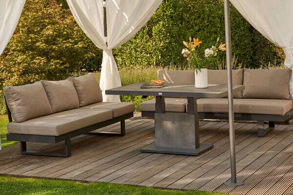 SIENA GARDEN Bellani Lifttisch, Matt Anthrazit/dunkelgrau, Alu/Keramik, 140x85x50-72 Cm, Stufenlos Verstellbar 7 SIENA GARDEN Bellani Lifttisch, Matt Anthrazit/dunkelgrau, Alu/Keramik, 140x85x50-72 Cm, Stufenlos Verstellbar – Bild 7