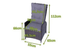 OUTFLEXX 2er Set Dining Sessel, Braun, Polyrattan, Je 55 X 65 X 112 Cm, Rücken Stufenlos Verstellbar -Kettler Verkaufsgeschäft 22285 5.jpg