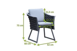 OUTFLEXX Oranger Blossom Sessel, Anthrazit, Aluminium/XL Rope, 60x62x75 Cm, Inkl. Polster -Kettler Verkaufsgeschäft 22307 4.jpg