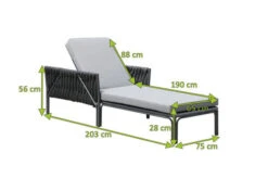 OUTFLEXX Mermaid Loungeliege, Anthrazit, Aluminium/XL Rope, 75x56x65 Cm, Inkl. Polster 7 OUTFLEXX Mermaid Loungeliege, Anthrazit, Aluminium/XL Rope, 75x56x65 Cm, Inkl. Polster -Kettler Verkaufsgeschäft 22309 4.jpg