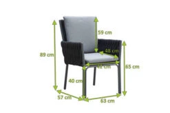 OUTFLEXX Mermaid Sessel, Anthrazit, Aluminium/XL Rope, 57x63x89 Cm, Inkl. Polster -Kettler Verkaufsgeschäft 22311 4.jpg