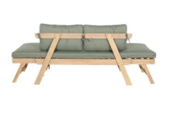 OUTFLEXX Lounge/Liege, FSC Akazie, Teakoptik, 192x70x60cm, Inkl. Polster, Grün -Kettler Verkaufsgeschäft 22356 11.jpg